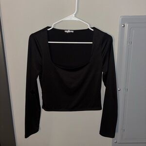 Black Long Sleeve Women's Top